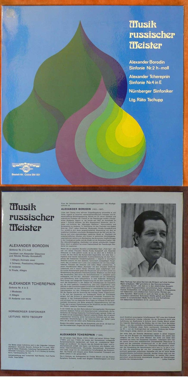 lataa albumi Alexander Borodin, Alexander Tcherepnin Nürnberger Sinfoniker, Räto Tschupp - Musik Russischer Meister