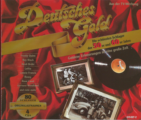 Deutsches Gold (Die Schönsten Schlager Der 50er Und 60er Jahre) (1991, CD)  - Discogs