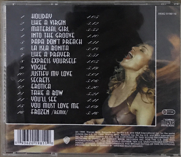 last ned album Madonna - The Singles Collection 98