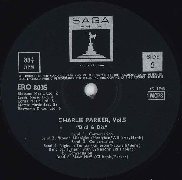 ladda ner album Charlie Parker - Vol 5 Bird And Diz