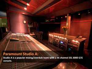 Paramount Recording Studios on Discogs