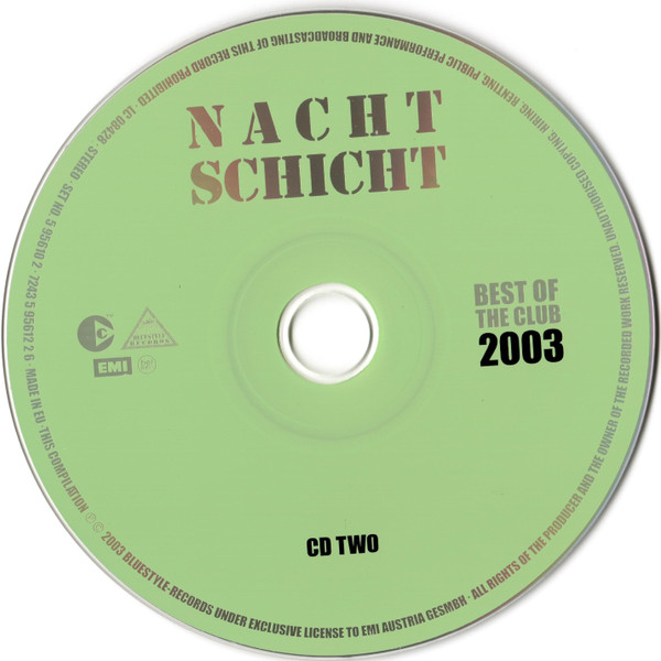 Album herunterladen Various - Nachtschicht Best Of The Club 2003
