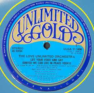 The Love Unlimited Orchestra – Lift Your Voice And Say (United We