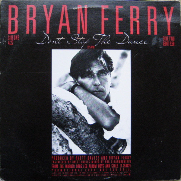 99%OFF!】 Bryan Ferry Don't Stop The Dance 12