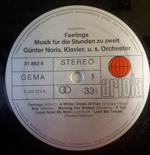lataa albumi Günter Noris And His Romantic Piano - Feelings