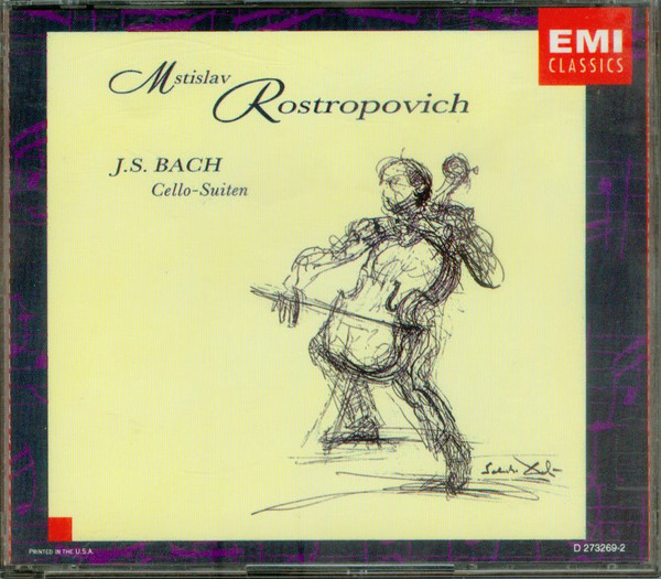 J.S. Bach - Mstislav Rostropovich – Cello-Suiten (1995