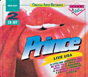 Prince - Live USA album cover