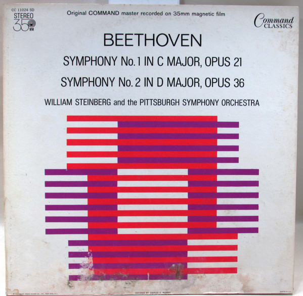 descargar álbum Beethoven William Steinberg Pittsburgh Symphony Orchestra - Symphony No1 In C Major Opus 21 Symphony No2 In D Major Opus 36