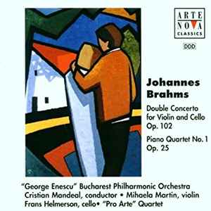 Johannes Brahms - Double Concerto - Piano Quartet No. 1 album cover