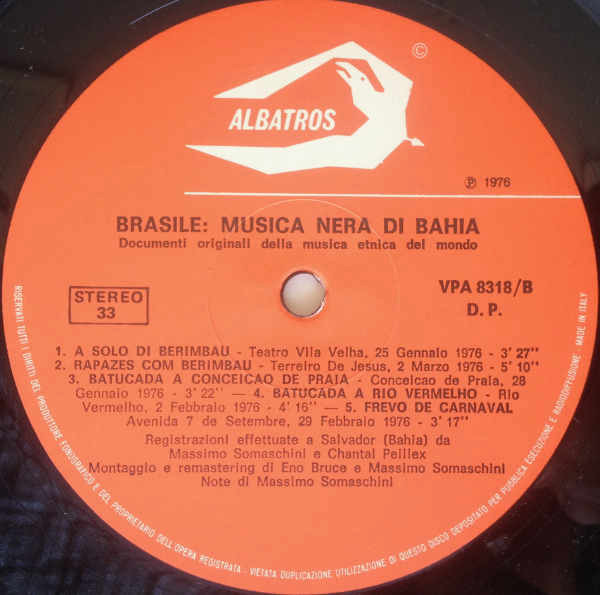Album herunterladen Various - Brasile Musica Nera Di Bahia
