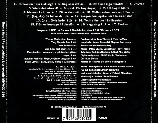 last ned album Download Peter LeMarc - Buona Sera Peter LeMarc Livslevande album