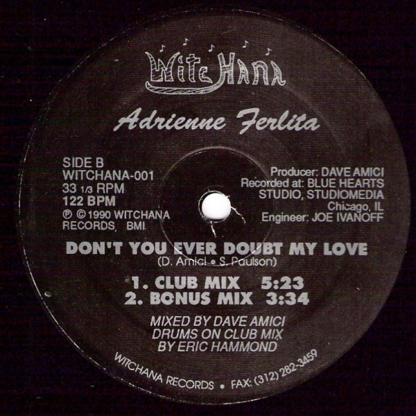 Album herunterladen Adrienne Ferlita - Dont You Ever Doubt My Love