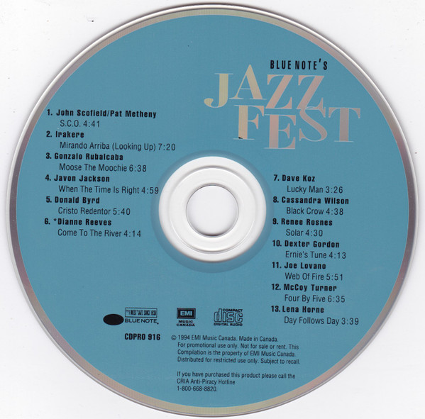 descargar álbum Various - Blue Notes Jazz Fest Sam The Record Man Jazz Sampler