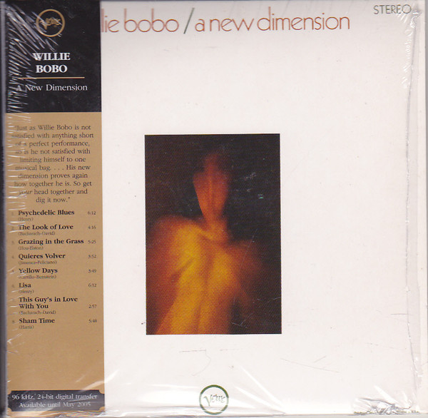 Willie Bobo – A New Dimension (2002, CD) - Discogs