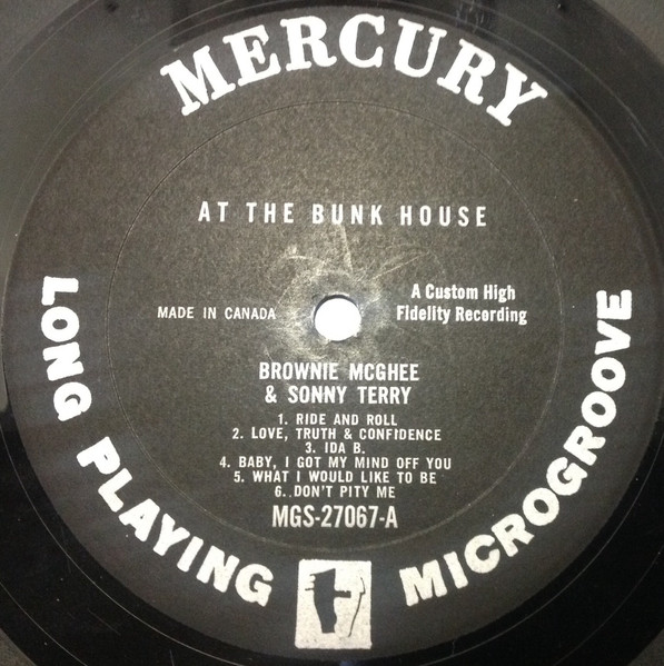 Brownie McGhee, Sonny Terry – At The Bunkhouse (1965, Vinyl) - Discogs