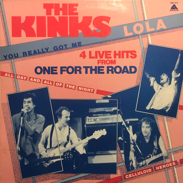 The Kinks – 4 Live Hits From One For The Road (1980, Vinyl) - Discogs