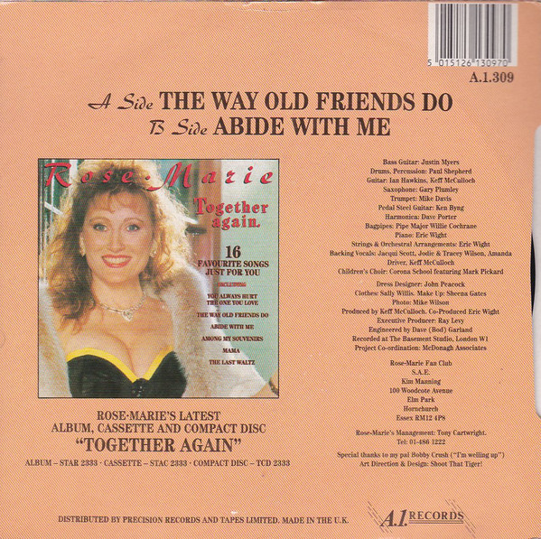 Album herunterladen Rose Marie - The Way Old Friends Do