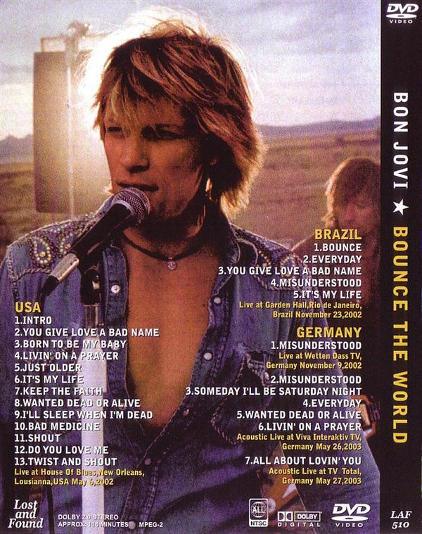 descargar álbum Bon Jovi - Bounce The World