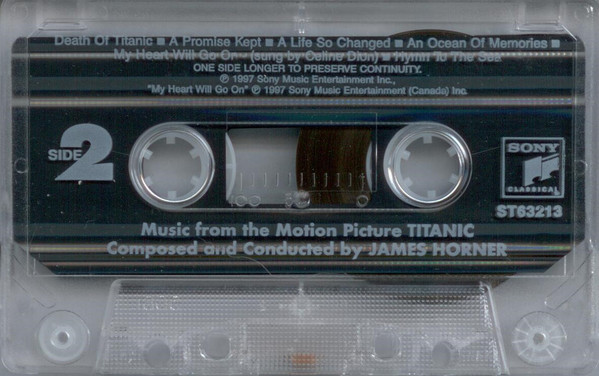 James Horner - Titanic (Music From The Motion Picture) | Sony Classical (ST 63213) - 5