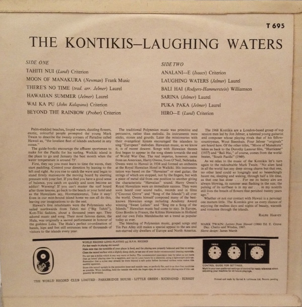 descargar álbum The Kontikis - Laughing Waters