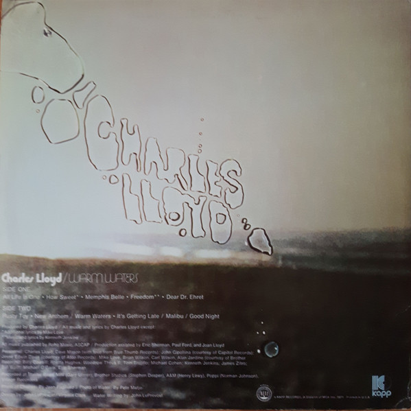 lataa albumi Charles Lloyd - Warm Waters