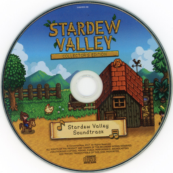 ConcernedApe – Stardew Valley Collector's Edition Soundtrack (2017, Arvato,  CD) - Discogs