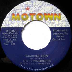 Commodores - Machine Gun album cover