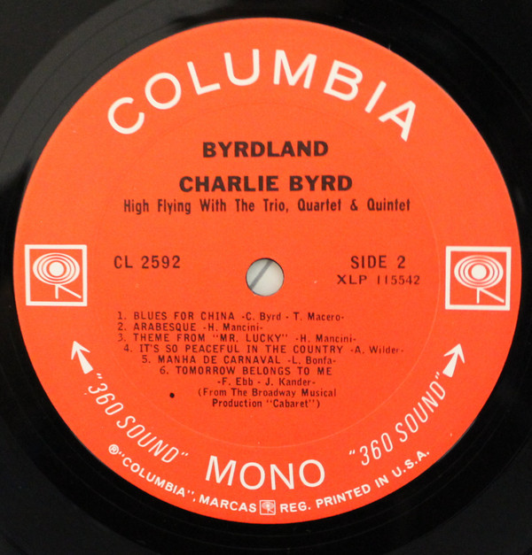 descargar álbum Charlie Byrd - Byrdland