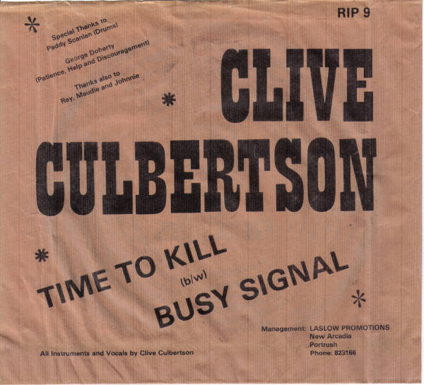 Clive Culbertson – Time To Kill / Busy Signal (1979, Vinyl) - Discogs