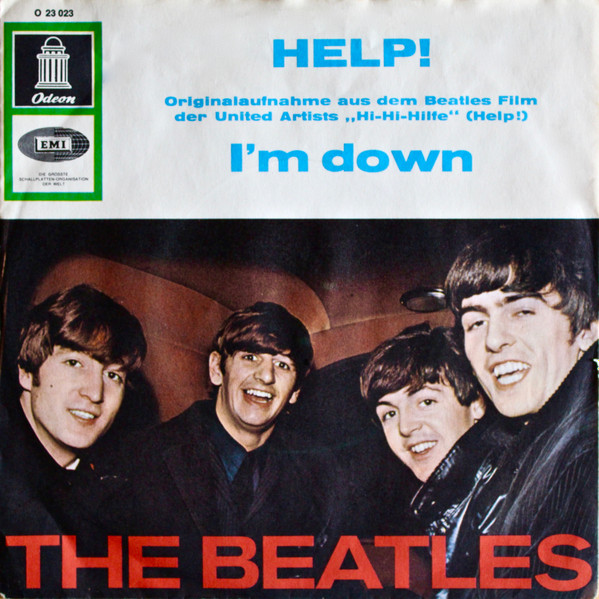 The Beatles – Help! (1965, Orange Sleeve, Vinyl) - Discogs