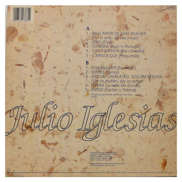 last ned album Julio Iglesias - Pelo Amor De Uma Mulher