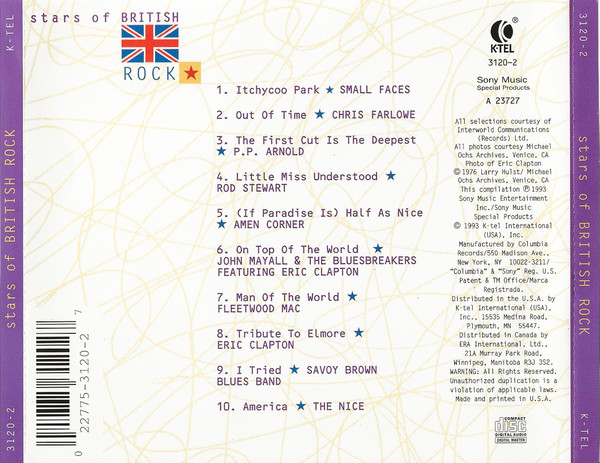 télécharger l'album Various - Stars of British Rock