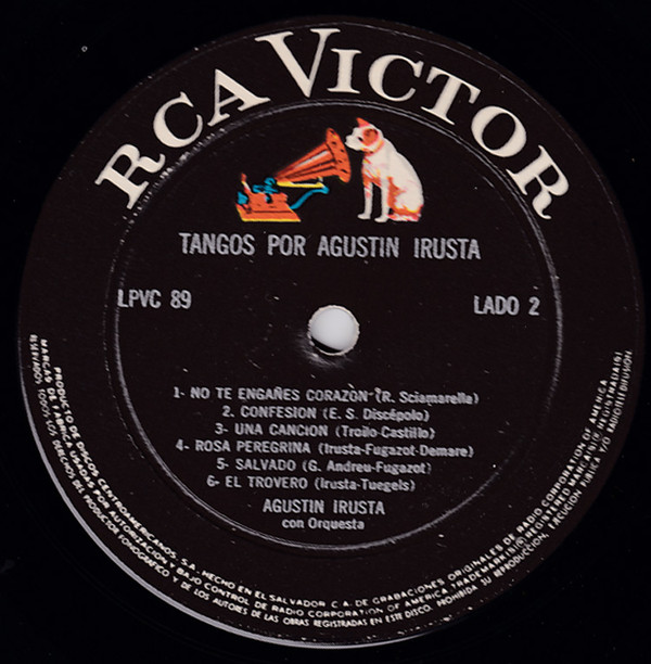 baixar álbum Agustin Irusta - Tangos Por Agustin Irusta