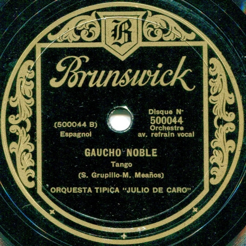 last ned album Orquesta Tipica Julio De Caro - Yira Yira Gaucho Noble