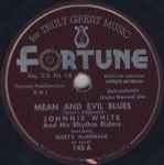 Cover of Mean And Evil Blues / The Tattooed Lady, 1950, Shellac