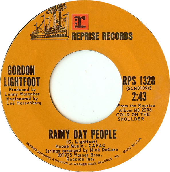 Rainy Day People by Gordon Lightfoot - Songfacts