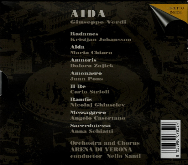 Album herunterladen Giuseppe Verdi, Orchestra And Chorus Arena Di Verona, Nello Santi - Aida