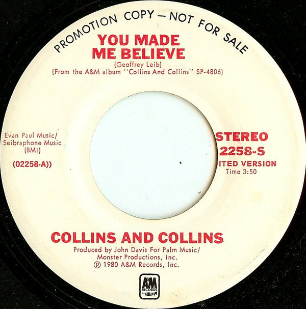descargar álbum Collins And Collins - You Made Me Believe