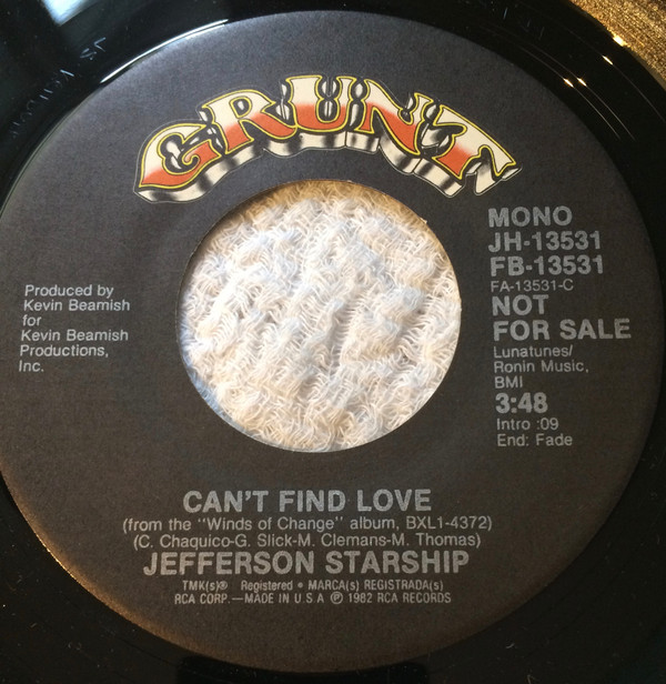 Album herunterladen Jefferson Starship - Cant Find Love