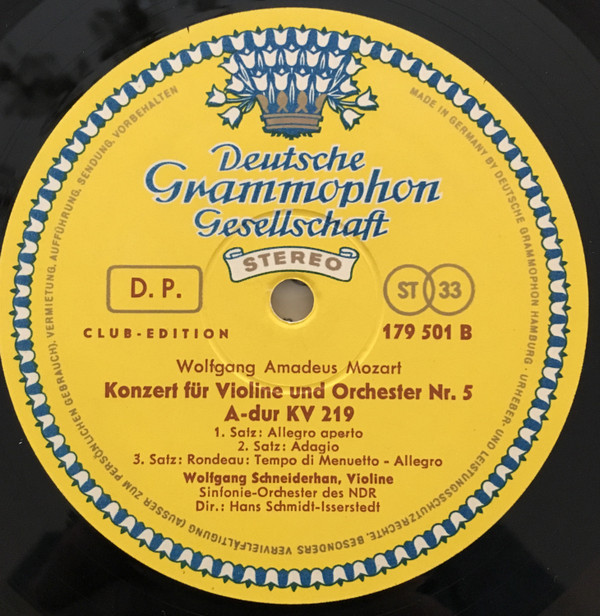 descargar álbum Wolfgang Amadeus Mozart SinfonieOrchester des NDR, Violine, Dirigent - Violinkonzerte Nr 4 D dur KV 218 Nr 5 A dur KV 219