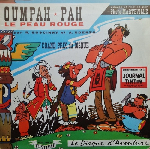 Disque BD Oumpah-Pah, le peau-rouge Disque vinyle 33 tours 1959