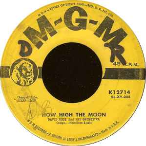 David Rose & His Orchestra - How High The Moon album cover