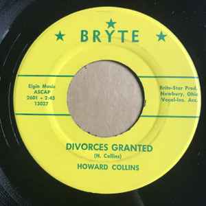 Howard Collins (4) - Divorces Granted / Friday Blues album cover