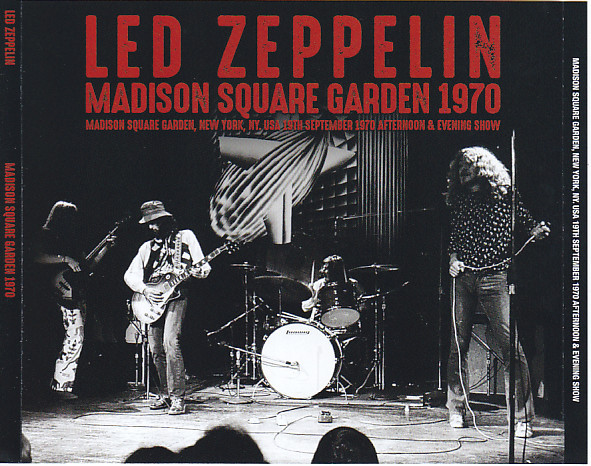 Led Zeppelin – Madison Square Garden 1970 (2017, CD) - Discogs
