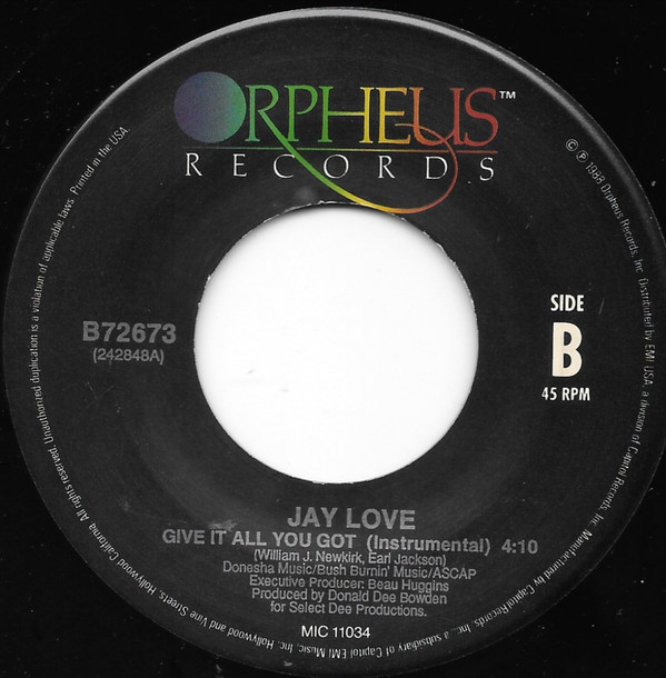 lataa albumi Jay Love - Give It All You Got