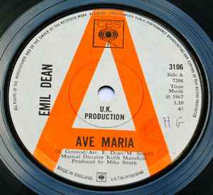 Emil Dean - Ave Maria album cover