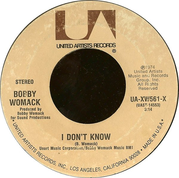 baixar álbum Bobby Womack - I Dont Know Yes Jesus Loves Me