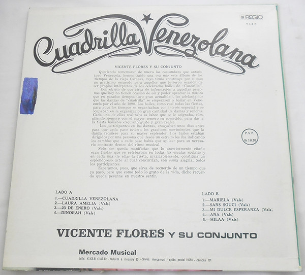 lataa albumi Conjunto De Vicente Flores - Cuadrilla Venezolana