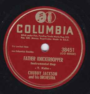 Chubby Jackson And His Orchestra - Father Knickerbopper / Godchild album cover