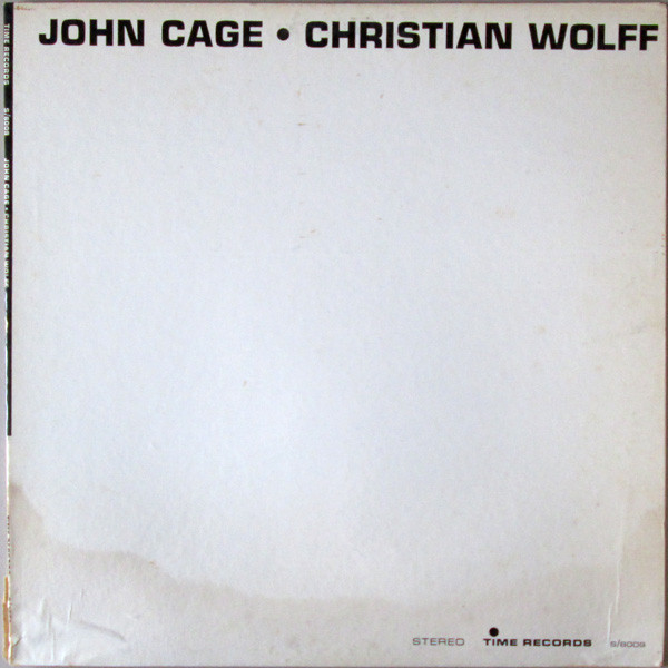 LPレコードJohn Cage Christian Wolff US 現代音楽-